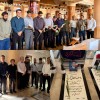 غبارروبی گلزار شهدای بوشهر به مناسبت هفته دولت؛ تجدید میثاق کارکنان هواشناسی با شهید راه خدمت