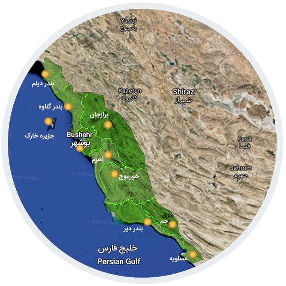 Bushehr Map